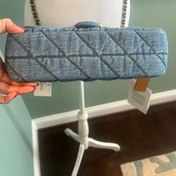 NWT Coach Quilted Denim Tabby 26 - Picture 9 of 16